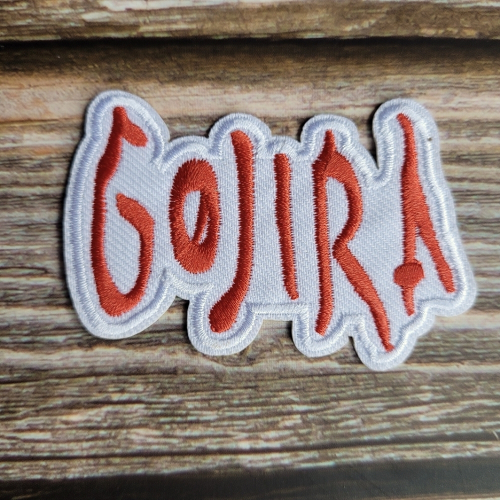 Gojira Heavy Metal Godzilla Vintage Embroidered Iron on Patch.